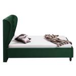 Gestoffeerd bed Monroe fluweel Antiek groen - 180 x 200cm