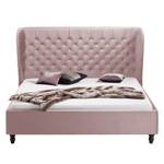 Gestoffeerd bed Monroe fluweel Mauve - 180 x 200cm