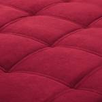 Pouf repose-pieds Elnora Velours - Bordeaux