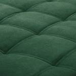 Pouf repose-pieds Elnora Velours - Vert foncé