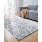 Teppich Play III Webstoff - Grau / Creme - 120 x 170 cm