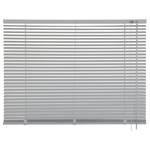 Jalousie aluminium roestvrij stalen look - 70x130cm - Zilver - 70 x 130 cm