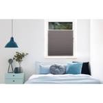 Plissee Klemmfix free Polyester / Aluminium - Grau - 100 x 130 cm