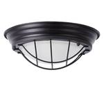 Wandlamp Typhoon I glas/ijzer - 1 lichtbron - 29 - Zwart