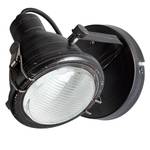 Plafondlamp Bentli glas/metaal - Zwart - Aantal lichtbronnen: 1