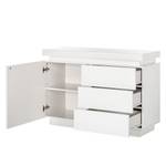 Cassettiera Emblaze II illuminazione incl. - - bianco lucido