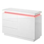 Commode Emblaze II avec éclairage - Blanc brillant