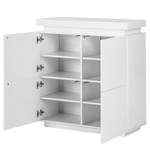 Cassettiera Emblaze illuminazione incl. - - bianco lucido