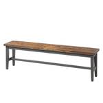 Banc Balignton II Pin massif - Gris - Largeur : 160 cm