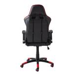 Gamestoel mcRacer II kunstleer/nylon - Zwart/rood