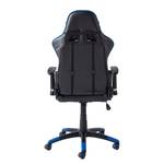 Gamestoel mcRacer II kunstleer/nylon - Zwart/blauw