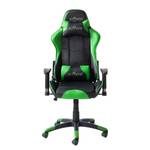 Chaise de bureau mcRacer II Imitation cuir / Nylon - Noir / Vert