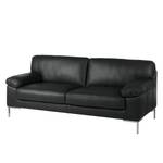 Sofa Parlin (3-Sitzer) Echtleder Schwarz