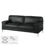 Sofa Parlin (3-Sitzer) Echtleder Schwarz