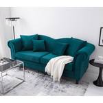 Sofa York (3-Sitzer) Samt Stoff Chepi: Petrol