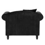 Fauteuil York Velours Anthracite