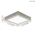 LED-Deckenleuchte Fueva IV Kunststoff / Metall - 1-flammig