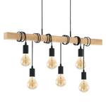 Hanglamp Townshend massief eikenhout - 6 lichtbronnen