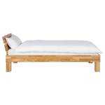Massief houten bed AresWOOD II geolied massief wild eikenhout - 90 x 200cm