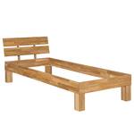 Massief houten bed AresWOOD II geolied massief wild eikenhout - 90 x 200cm