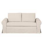 Schlafsofa LATINA Country mit Husse Webstoff - Stoff Doran: Creme - Breite: 185 cm