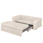 Schlafsofa LATINA Country mit Husse Webstoff - Stoff Doran: Creme - Breite: 185 cm