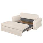 Schlafsofa LATINA Country mit Husse Webstoff - Stoff Doran: Creme - Breite: 185 cm