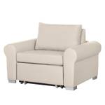 Fauteuil-lit LATINA Basic Country Tissu - Tissu Doran : Crème - Largeur : 125 cm