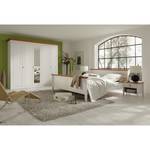 Korsika slaapkamerset (4-delig) massief wit grenenhout/bernsteenkleurig