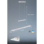 LED-Pendelleuchte Shine-Mussel Aluminium - 5-flammig - Gold - Breite: 105 cm