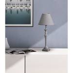 Tafellamp Poste textielmix/keramiek - 1 lichtbron - Grijs
