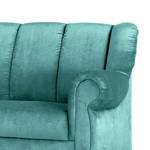 Diningsofa Comodo I (2-Sitzer) Microfaser Petrol