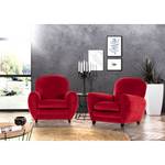 Fauteuil Marre microvezel - Kersenrood