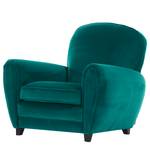 Fauteuil Marre microvezel - Petrolblauw