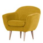 Fauteuil Channay geweven stof - Saffraan