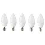 Ampoules LED (lot de 5) Blanc - Verre - 3.7 x 10 x 3.7 cm