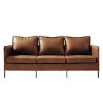 Sofa Southwell (3-Sitzer) Antiklederlook - Mittelbraun