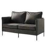 Sofa Southwell (2-Sitzer) Antiklederlook - Basalt