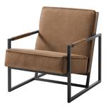 Fauteuil Rhode Aspect cuir vieilli - Cubanite