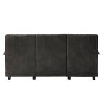 Sofa Straid (3-Sitzer) Antiklederlook - Basalt