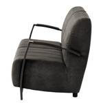 Sofa Straid (2-Sitzer) Antiklederlook - Basalt