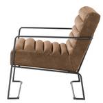 Fauteuil Voda I Aspect cuir vieilli - Cubanite