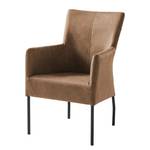 Fauteuil Carnew antieke leerlook - Cubanit