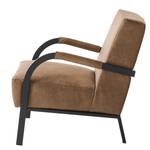 Fauteuil Hoxie antieke leerlook - Cubanit