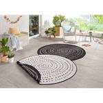 Tapis intérieur/extérieur Bali Fibres synthétiques - Noir - Diamètre : 140 cm