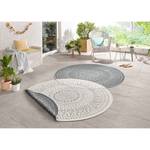 In- & outdoorvloerkleed Porto kunstvezels - Grijs - Diameter: 140 cm