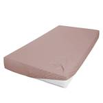 Hoeslaken mako fijn Jersey Rioux jersey-Mako - 510g - nougatkleurig - 180-200x200cm - Oud pink - 180 x 200 cm