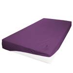 Drap-housse en peluche Sotta Coton / Polyester - Mauve - 180 x 200 cm