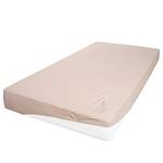 Teddy-Flausch-Spannbetttuch Sotta Baumwolle / Polyester - Mauve - Beige - 140 x 200 cm