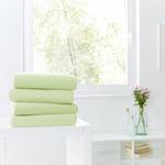 Drap-housse en peluche Sotta Coton / Polyester - Vert pastel - 140 x 200 cm